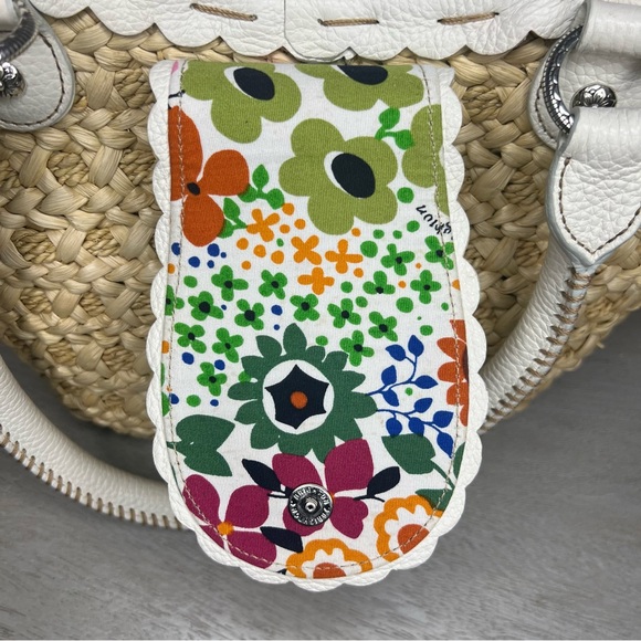 Brighton Daisy Straw Tote with Leather - Picture 7 of 13